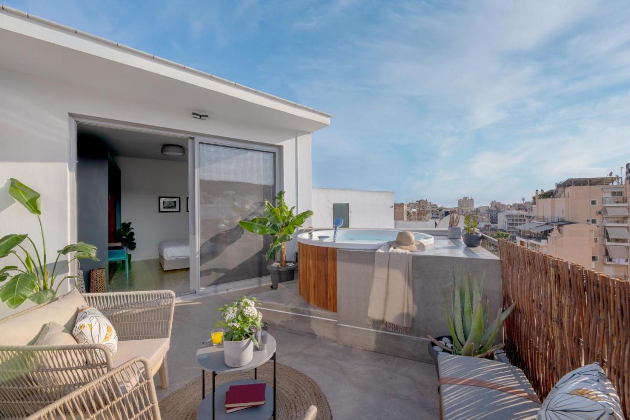 Topfloor Getaway Balcony&Hot Tub+Acropolis View Athens Luaran gambar